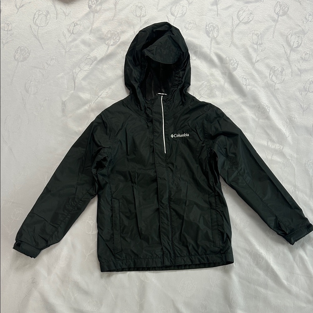 Columbia Kids S Black Raincoat Windbreaker SEE DESCRIPTION